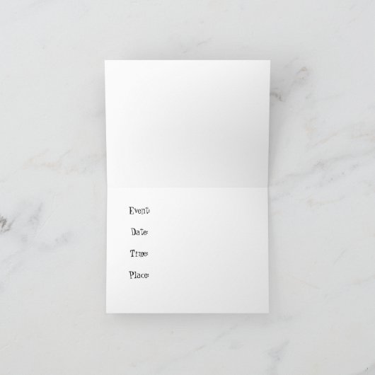 Uitnodiging van meerdere kleuren (Binnen)