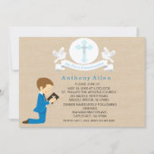 Uitnodiging van mijn eerste Heilige Communistische (Voorkant)