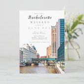 Uitnodiging van Milwaukee Bachelorette (Staand voorkant)