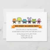 Uitnodiging van niet-Spooky Halloween-partij (Voorkant)
