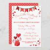 Uitnodiging van onze kleine schatje (Voorkant / Achterkant)