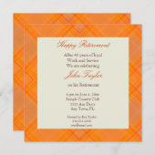 Uitnodiging van Oranje pensioenpartij (Voorkant / Achterkant)