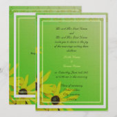 Uitnodiging van ouders van bruid en bruidegom, mad (Voorkant / Achterkant)