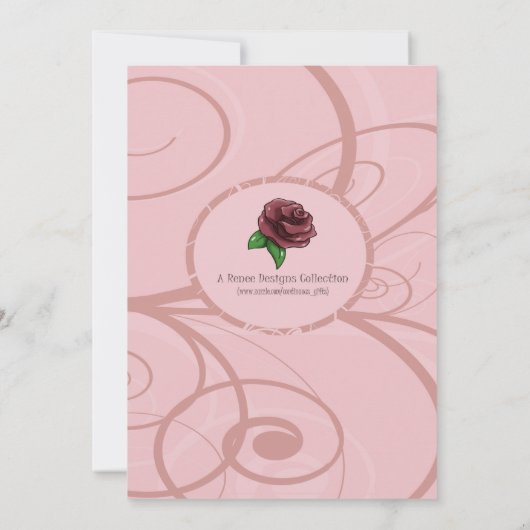 Uitnodiging van Panda Birthday Party (Achterkant)