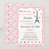 Uitnodiging van Parijs, Frans thema Invite, Macaro (Voorkant / Achterkant)