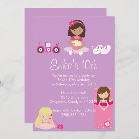 Uitnodiging van partijen (Voorkant / Achterkant)