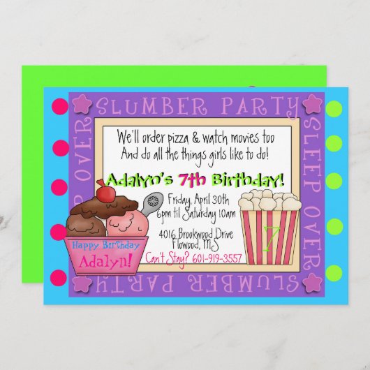 Uitnodiging van partijen (Voorkant / Achterkant)