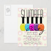 Uitnodiging van partijen briefkaart (Voorkant / Achterkant)