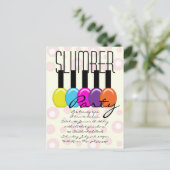 Uitnodiging van partijen briefkaart (Staand voorkant)