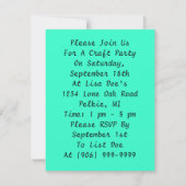 Uitnodiging van partijen die met de ambachtelijke (Achterkant)