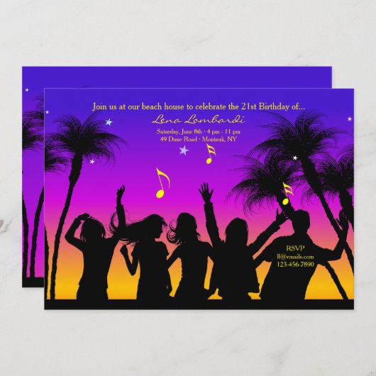 Uitnodiging van partijen om te slaan (Voorkant / Achterkant)