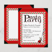 Uitnodiging van Patsa Party (Voorkant / Achterkant)