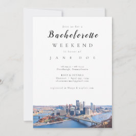 uitnodiging van Pittsburgh Bachelorette