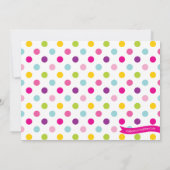 Uitnodiging van Pizza, Pool en Pajama (Achterkant)