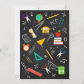 Uitnodiging van prek-Afstuderen-alkboard (Achterkant)