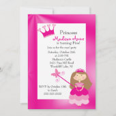  uitnodiging van prinses Birthday (Voorkant)