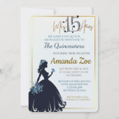 uitnodiging van Quinceañera (Voorkant)