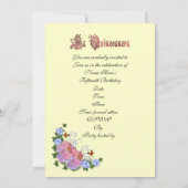 uitnodiging van Quinceanera 15e verjaardag (Achterkant)