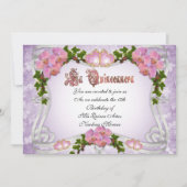 uitnodiging van Quinceanera 15e verjaardag (Voorkant)