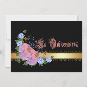 uitnodiging van Quinceanera 15e verjaardag