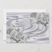 uitnodiging van Quinceanera 15e verjaardag (Achterkant)