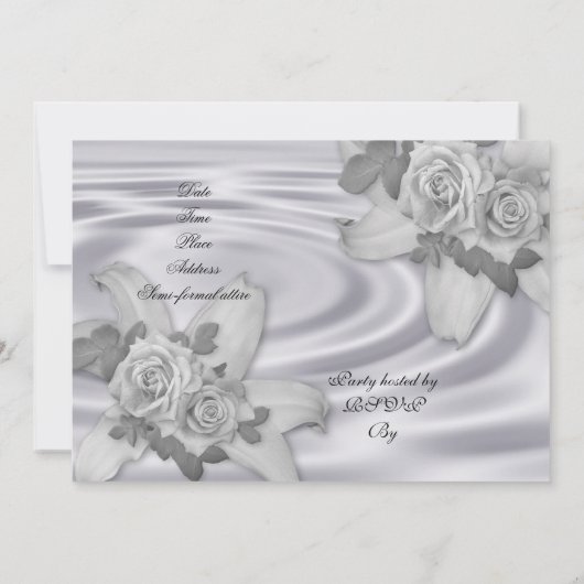 uitnodiging van Quinceanera 15e verjaardag (Achterkant)