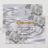 uitnodiging van Quinceanera 15e verjaardag (Voorkant / Achterkant)