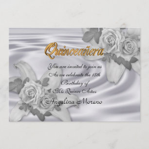 uitnodiging van Quinceanera 15e verjaardag