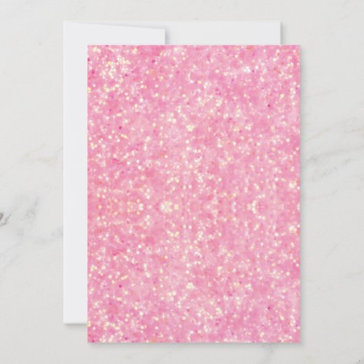 uitnodiging van Quinceanera Birthday (Achterkant)