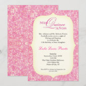 uitnodiging van Quinceanera Birthday (Voorkant / Achterkant)