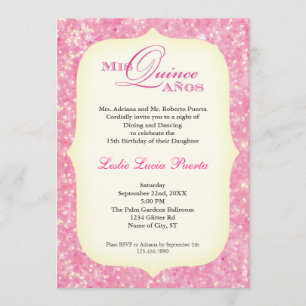 uitnodiging van Quinceanera Birthday