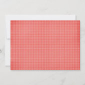 Uitnodiging van Red BBQ Party (Achterkant)