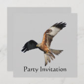 Uitnodiging van Red Kite Party (Voorkant / Achterkant)