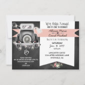 Uitnodiging van Retro Chalkboard Post Wedding Part (Voorkant)