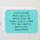 uitnodiging van Retro Soda (Achterkant)