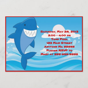 Uitnodiging van Shark Pool Party
