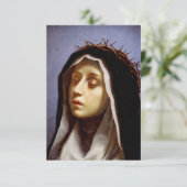 Uitnodiging van Sint-Catharina van Siena (Staand voorkant)