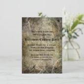 Uitnodiging van Spiers en Webs Halloween Party (Staand voorkant)