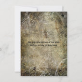 Uitnodiging van Spiers en Webs Halloween Party (Achterkant)