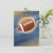 Uitnodiging van Superbowl (Staand voorkant)