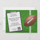 Uitnodiging van Superbowl (Voorkant)