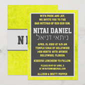 Uitnodiging van Tennis Fuzzies (Voorkant / Achterkant)