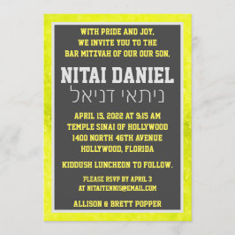 Uitnodiging van Tennis Fuzzies