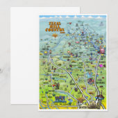 Uitnodiging van Texas Hill Country (Voorkant / Achterkant)