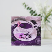 uitnodiging van theepartijtheer (Staand voorkant)