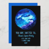 Uitnodiging van themafeekamer kind (Voorkant / Achterkant)