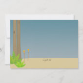 Uitnodiging van Tiki-partij (Achterkant)