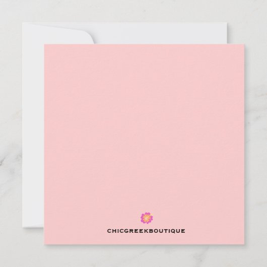 Uitnodiging van Tropical Luau (Achterkant)