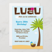 Uitnodiging van Tropische Partij (Voorkant / Achterkant)