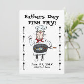 Uitnodiging van vaderdag (Staand voorkant)